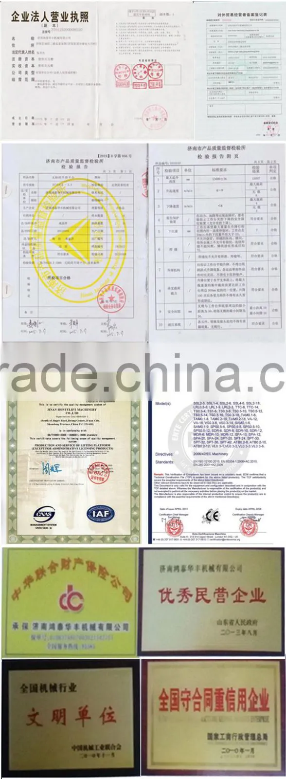 material lifting platform/cleaning lift platform / aluminum cleaning lift platform adjustable