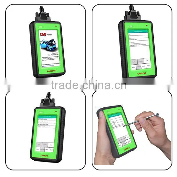 Wonderful!!2014 Top-Rated OBD2 Diagnostic Scanner Original CareCar C68 Retail DIY Professional Auto Diagnostic Tool on hot sales