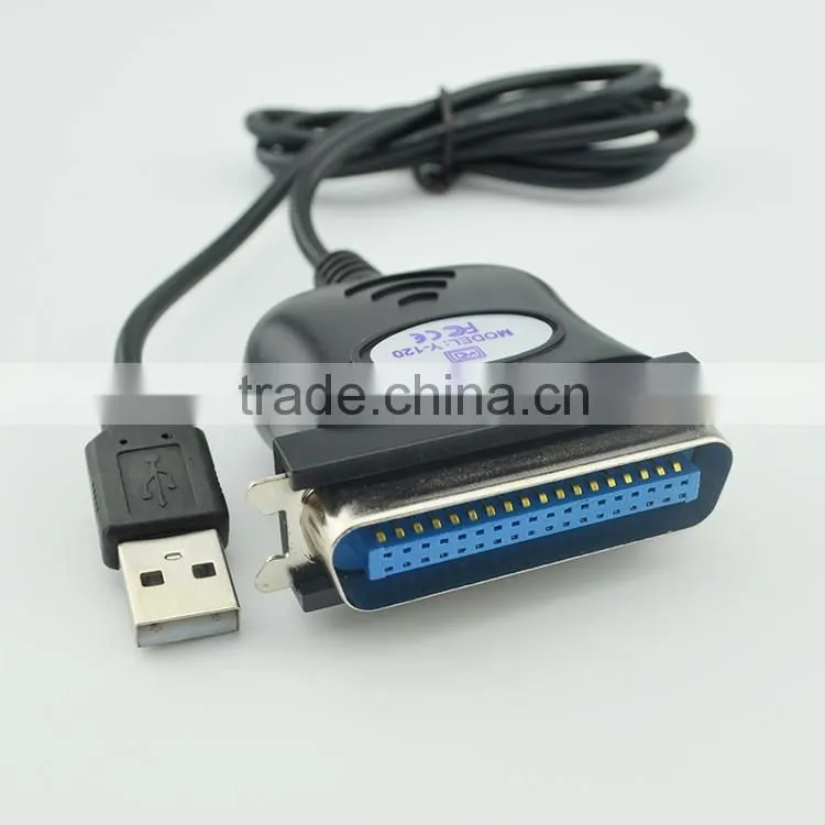 High speed usb to parallel 9pin printer cable