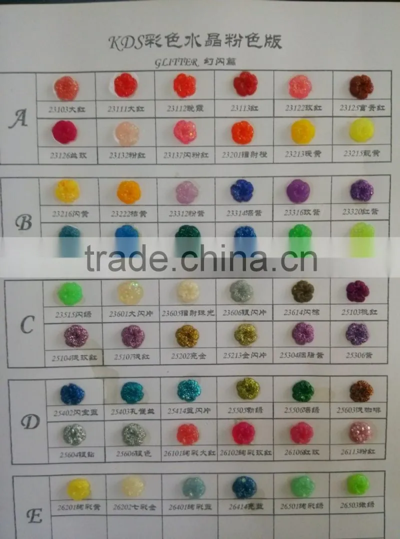 10ml nail art glitter color acrylic powder