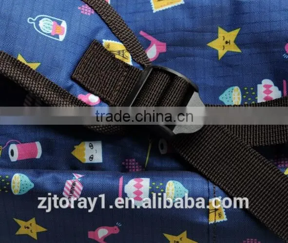 Cute Printed Foldable School Bag Polyester School Back Pack