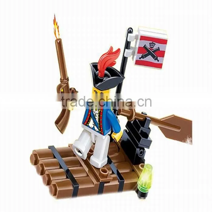 New toys for christmas 2014 kids pirate play set pirate blocks toy