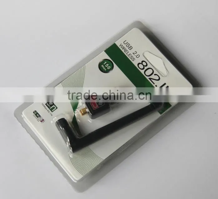 USB 2.0 Wireless Adapter 2.0 802.11n/g/b 2.4GHZ 150Mbps Wifi/WLAN Nano Mini New