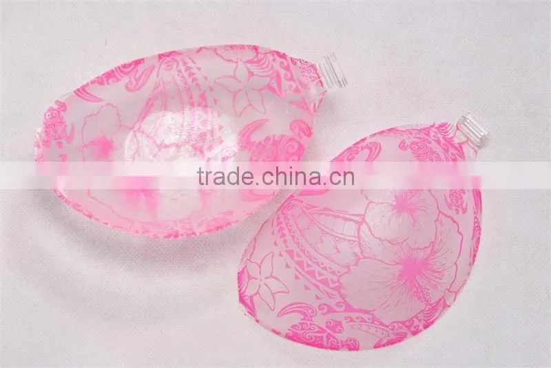 Fashion Bra Gel Silicone Printed Invisible Strapless Cheapest Brassiere