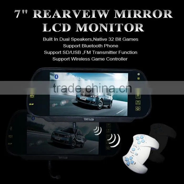 Dual speaker 7" bluetooth car support SD/USB,FM Function(CL-705U)