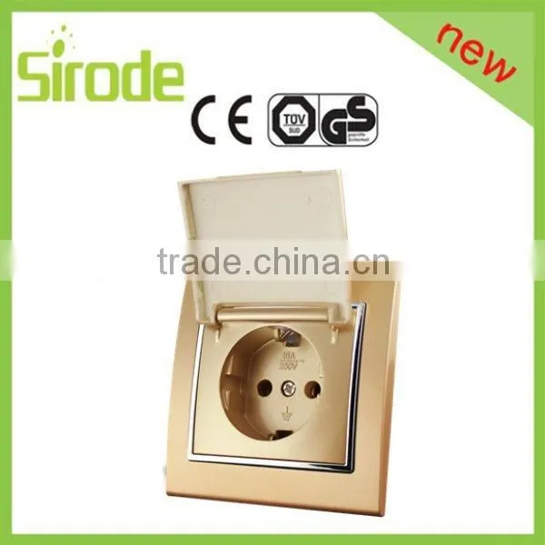 Sirode Luxury Series Electrica 1gang +2 gang Switch For Kazakhstan South Korea Poland Russia Turkey Etc Country