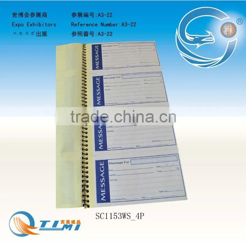 phone message book,cash receipt book,restaurant small docket book,docket book,phone message book