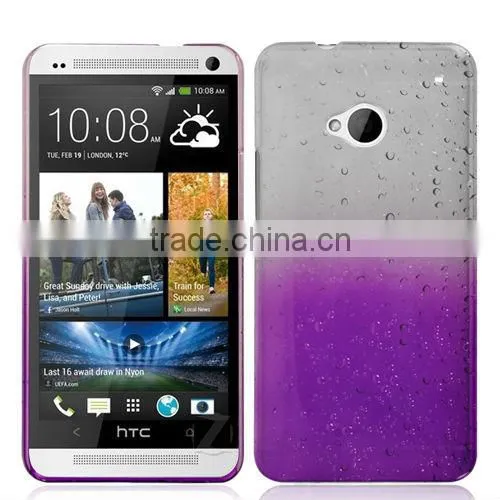 PC raindrop hard MOBILE PHONE CASE cover for HTC ONE M7