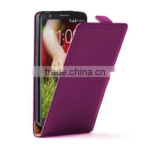 PU Leather flip mobile phone case cover for LG G2 D800 D802