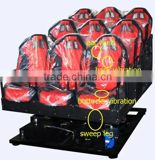 2015 hot product steel material safety motion simulator 5D cinema