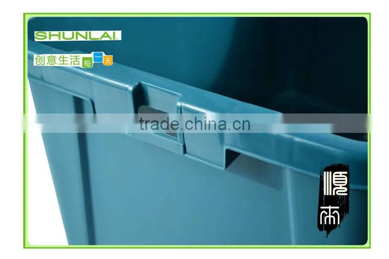 Portable plastic tool boxes with hardware