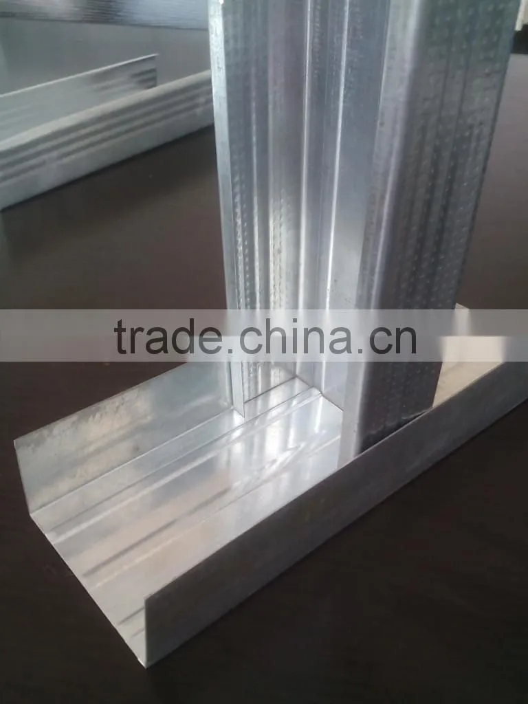 Hot sale galvanized metal stud and track for ceilings grid components