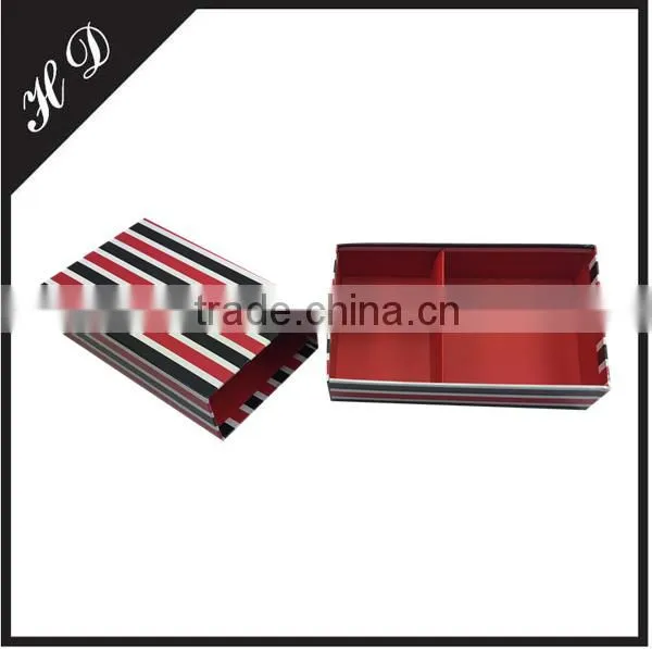 Stripe Gift Drawer Box Packaging