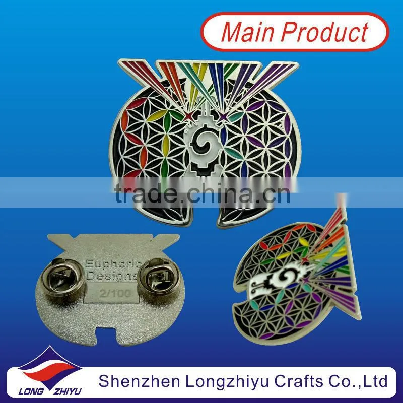 High quality metal custom design eagle golden label,metal cheap price badge emblem with gold plated,double side metal plate