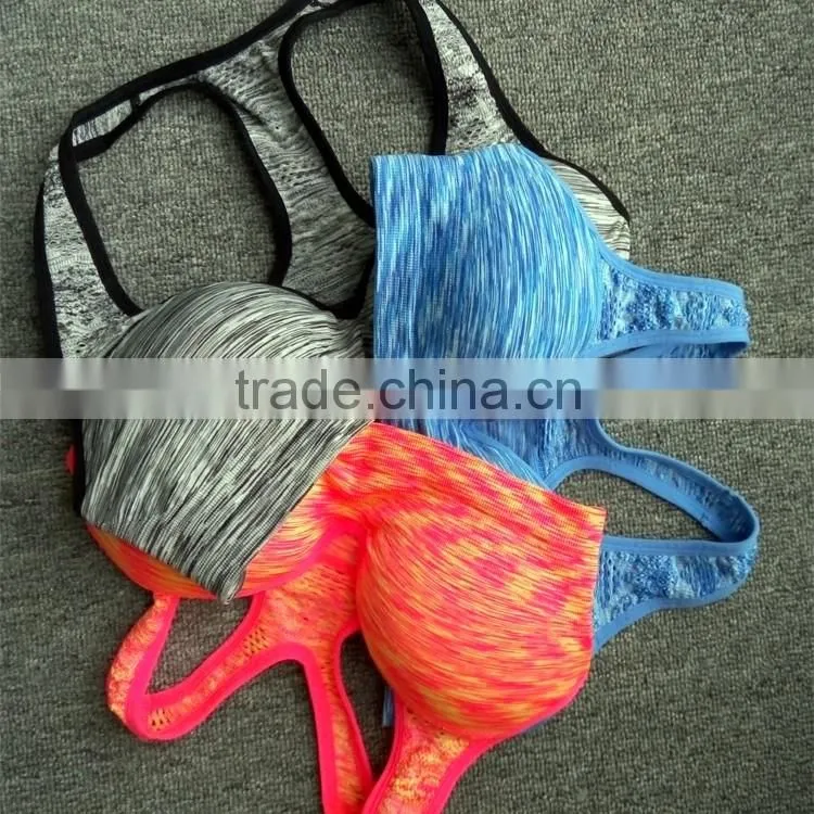 Custom made breathable wholesale sports bra