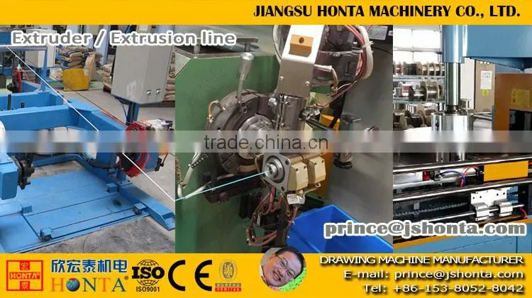 High speed pvc coating equipment electric wire wire extruding machine