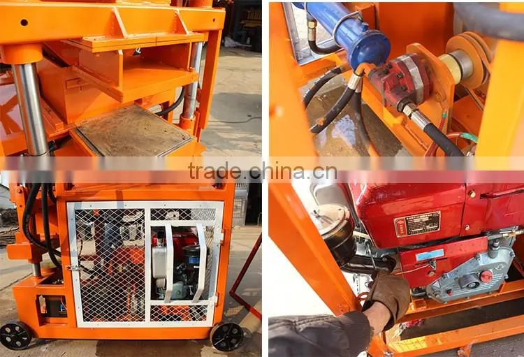 WT1-10 diesel type pakistan clay bricks machine