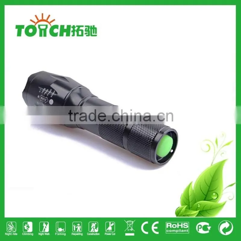 SOS defensa persona flashlight bicycle lights XML-T6 super waterproof led flashlight Zoomable Rechargeable for outdoor camping
