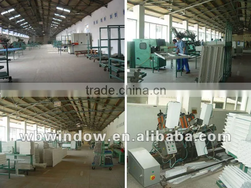 American style pvc windows with built in blind, pvc casement windows