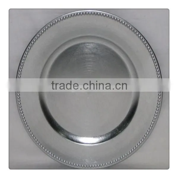Decorative Plastic Crystal Charger Plates