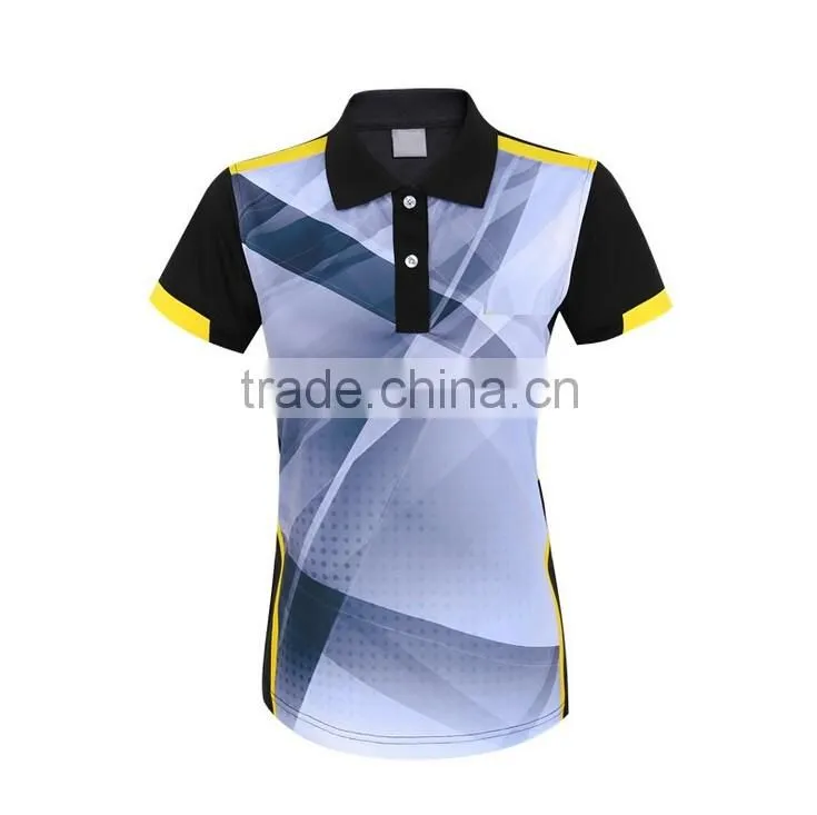 Custom wholesale newest design sport polo shirt for cricket