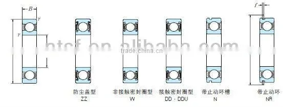 japanese nylon Ball Bearing 6311