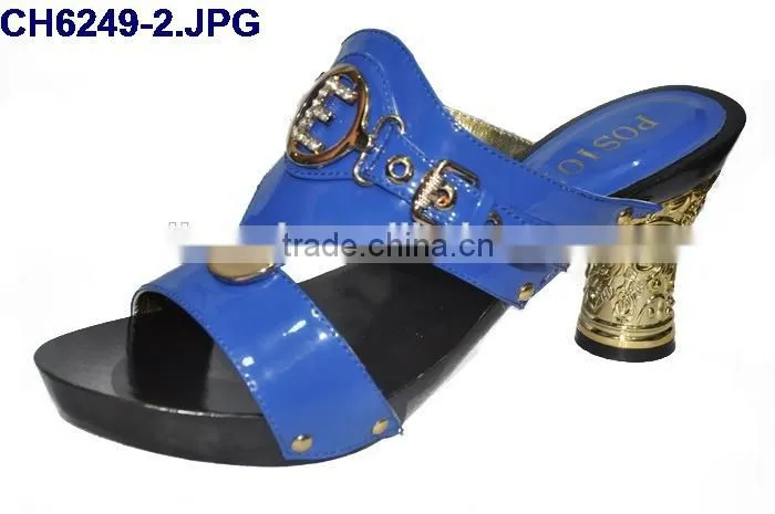 CH6249-6 Fashion women low heel /wholesale sandals for party