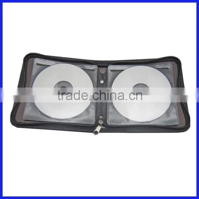 PU Leather Wedding CD DVD Disc Case Holder Box Cover