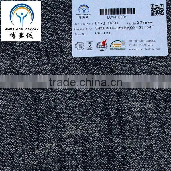 linen cotton rayon piece dyed fabric