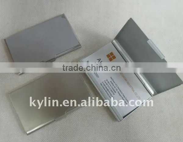 Alumium name card holder