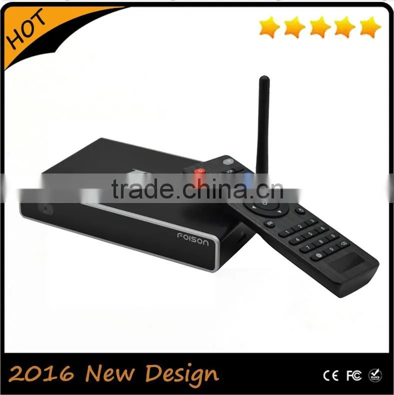 2016 new design Streaming Box and satellite tv box with customized 2000+ iptv channels