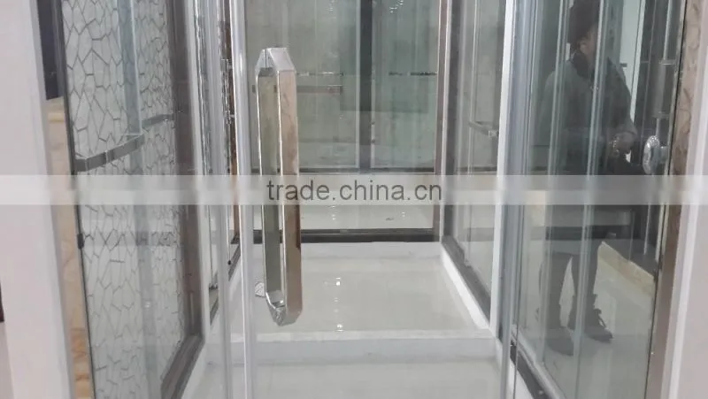 Stainless Steel Frame Hinge Glass Shower Door D62