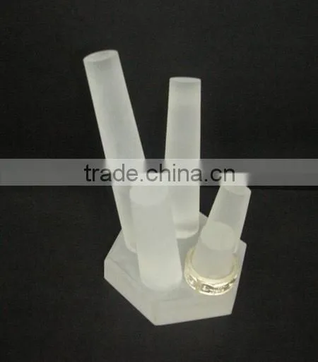 acrylic finger ring jewelry Display stand, finger ring display rack