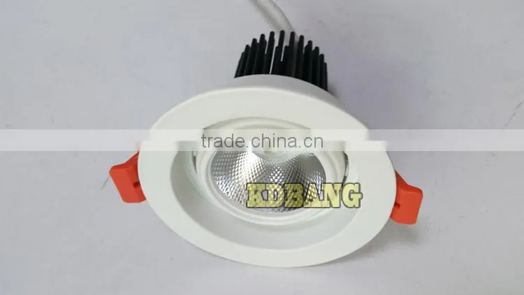 High brightnees Epistar chip 10w 2015 cob led downlight