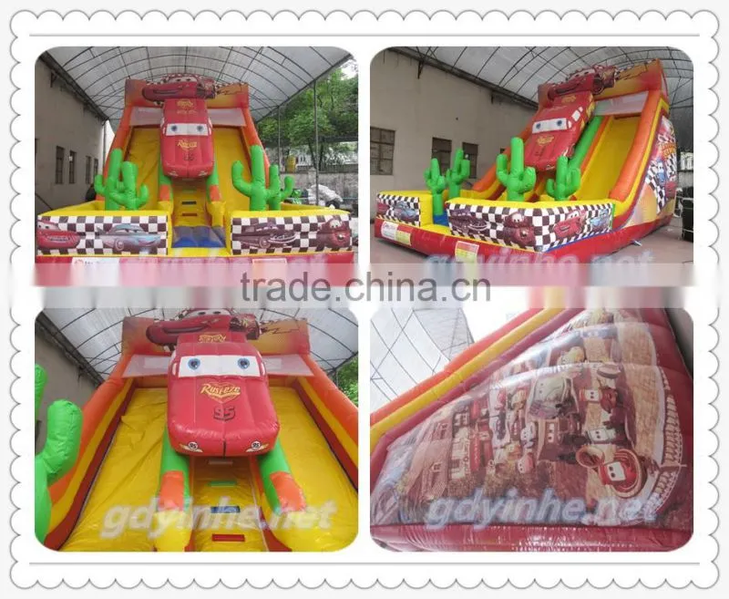 2016 Cheap Inflatable Car Slide