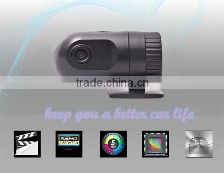 Smart car recorder DVR-100 2012 with 420 P 120 Degree Wide Angle Camera