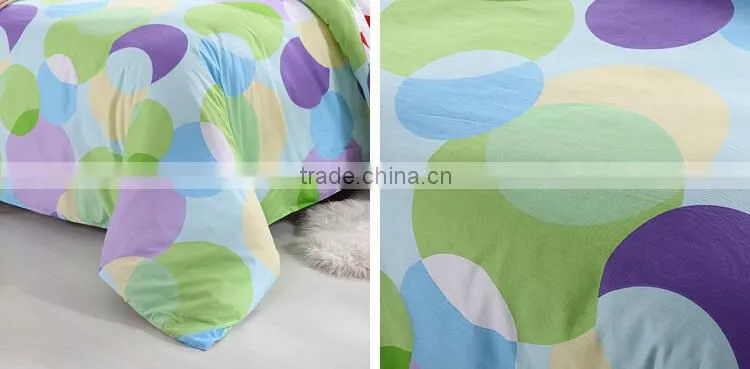 fashion reactive printing china supplier twill 100% cotton comforter sets