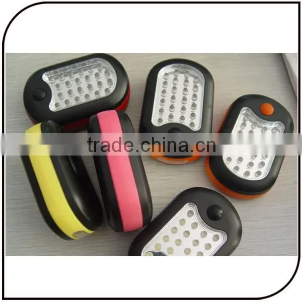 2 in1 24+3 Work Light Flashlight with Hook for Picnic Camping Outdoors