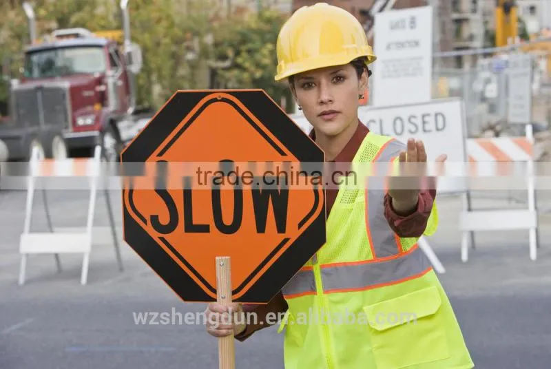 High-quality hand stop held signs for traffic control