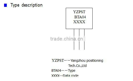 BTB04 triac