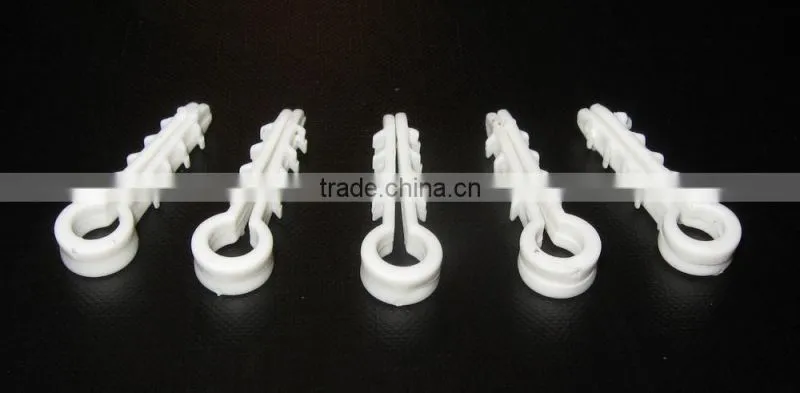 Plastic wall cable clip