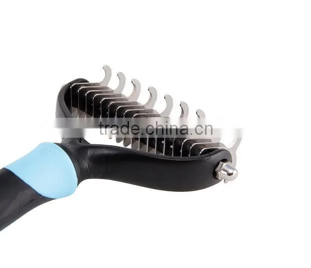 Pet shedding tool brush comb p0wdq dog hair removal comb for sale