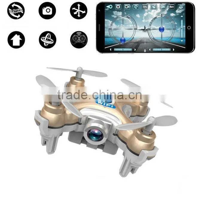 2.4G RC Mini 4CH HD camera WIFI drone smallest quadcopter drone