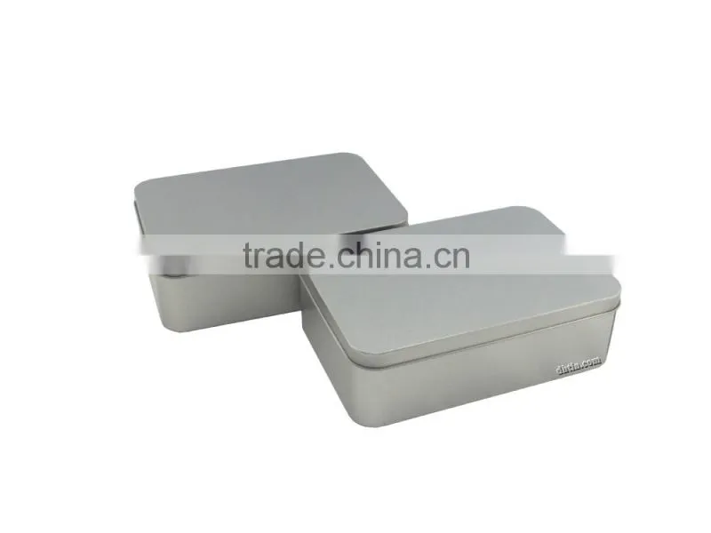 metal storage box, metal showing box, tin box with sponge