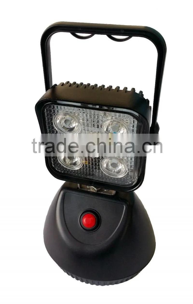 15W LED Magnet light,LED rechargeable work light, vehicle repair led light,LED work light