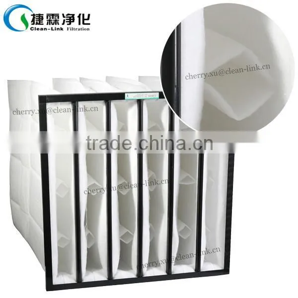 Hot Weldering pocket air filter for AHU
