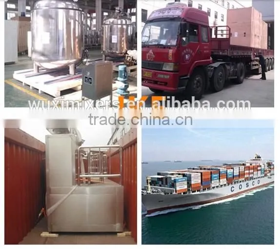 Stainless steel electric heating emulsifying tank with homogeneous mixer