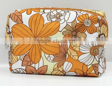 2015 Fashion Handbag Cotton Cosmetic Bag With Printing