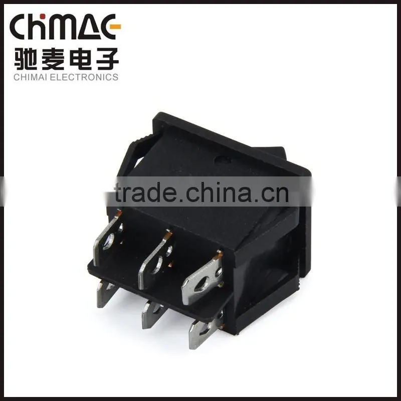 Black on off on rocker switch Kcd 6-pin switch t105 switch light
