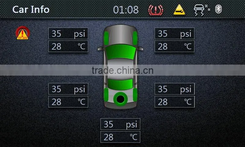 Taiwan AVE OE TFT TPMS (AVE-T1005OEL) Tire pressure monitoring System for OEM Car Manufacturers
